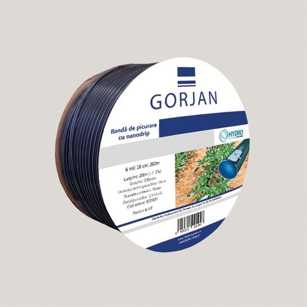 Csomag-talajtakaró fólia perforált 30 mik 8p/25cm (2 m x 50m) csepegtő szalaggal és csatlakozókkal, 100nm-re