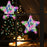 Karácsonyi ablak dekoráció, tartalmazza: lámpást, fenyőt és csillagot