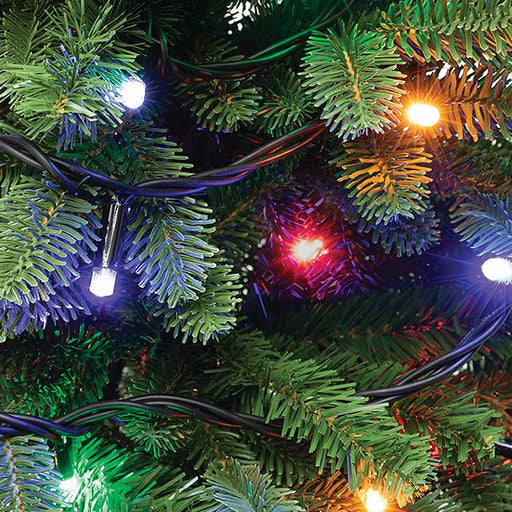 Dekoratív téli díszvilágítás, sokszínű fény -fényfüzér csomag: eresz 20m, erkély 10m, ablakok 2x3m, tartozékokat tartalmaz