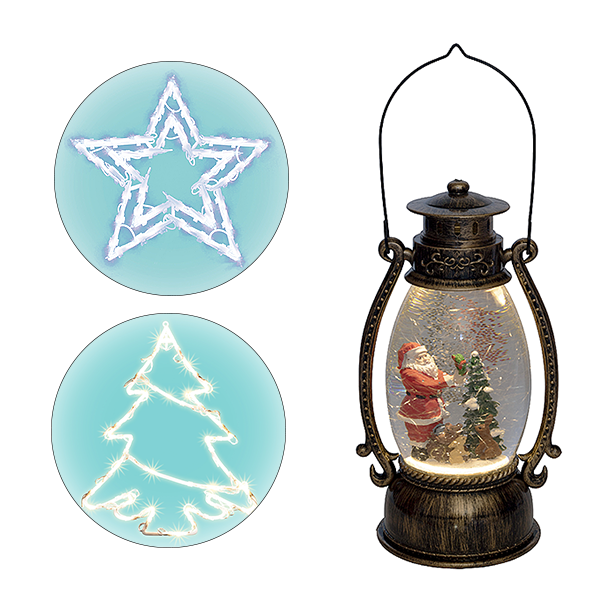 Karácsonyi dekoráció ablakhoz, lámpás és LED-es ablakdíszek, karácsonyfa és csillag