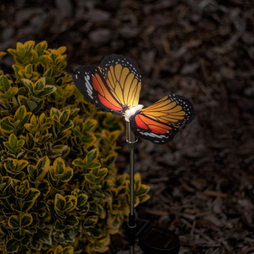 LED-es szolár pillangó - hidegfehér - 65 cm - 4 féle
