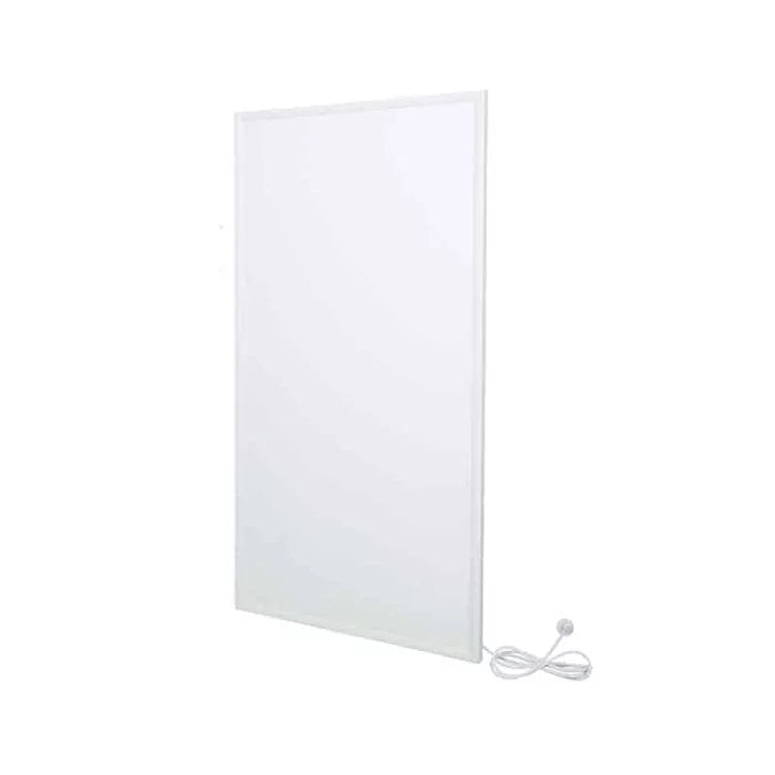 Fehér sugárzó panel 1100 W teljesítménnyel, mérete: 152x62x2,3 cm