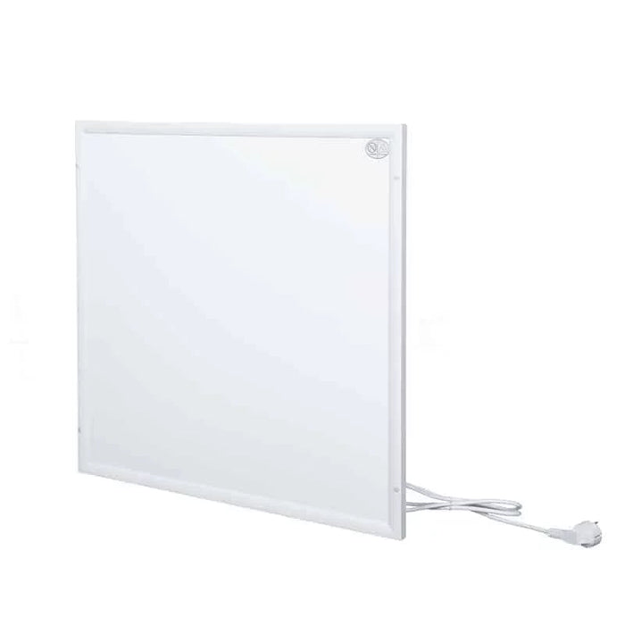 Fehér sugárzó panel 450W teljesítménnyel, mérete: 62x62x2,3 cm