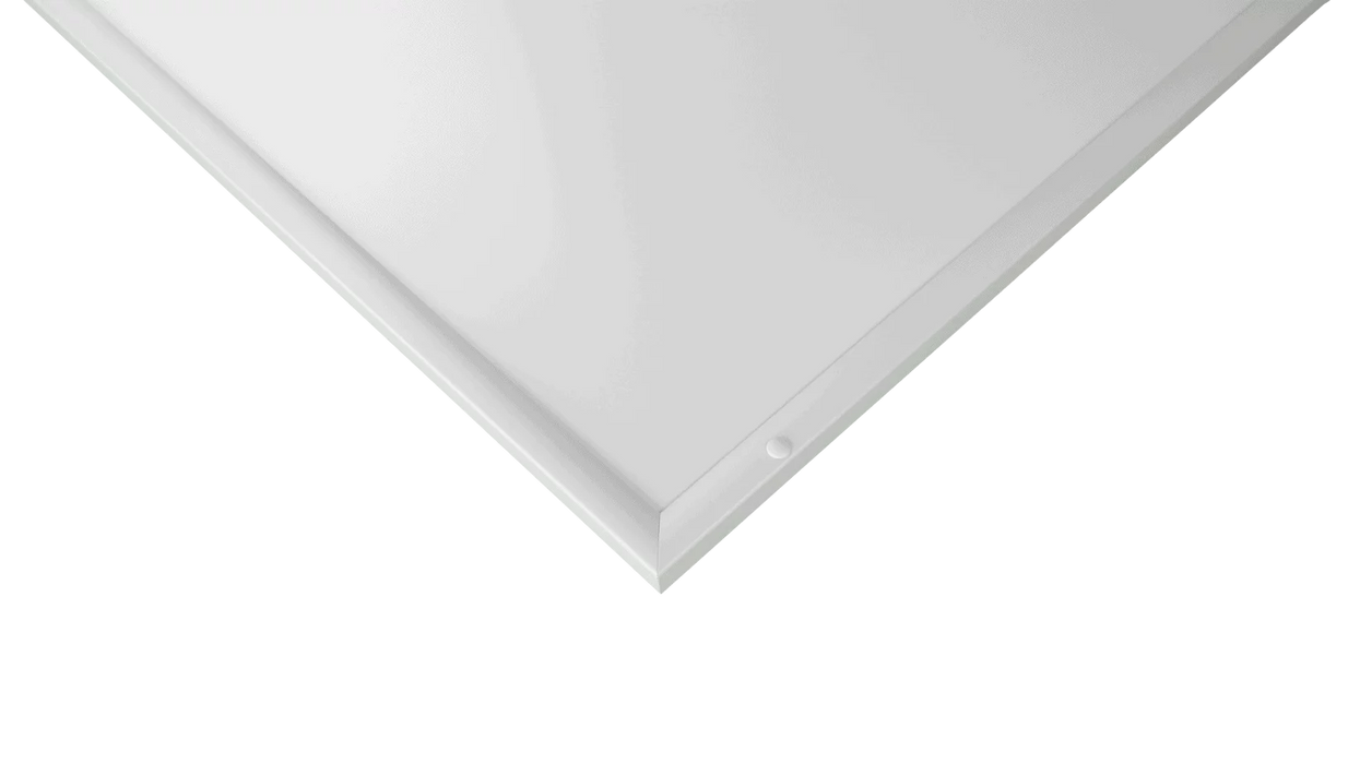 Fehér sugárzó panel 550 W teljesítménnyel, mérete: 120x60x1,5 cm